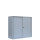 Schiebetürenschrank Schwebetürenschrank Metall abschließbar 109x120x45cm grau X-550145