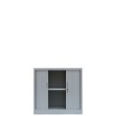 L&uuml;llmann&reg; Rollladenschrank - 1,5 Ordnerh&ouml;hen - Breite 800 mm - grau