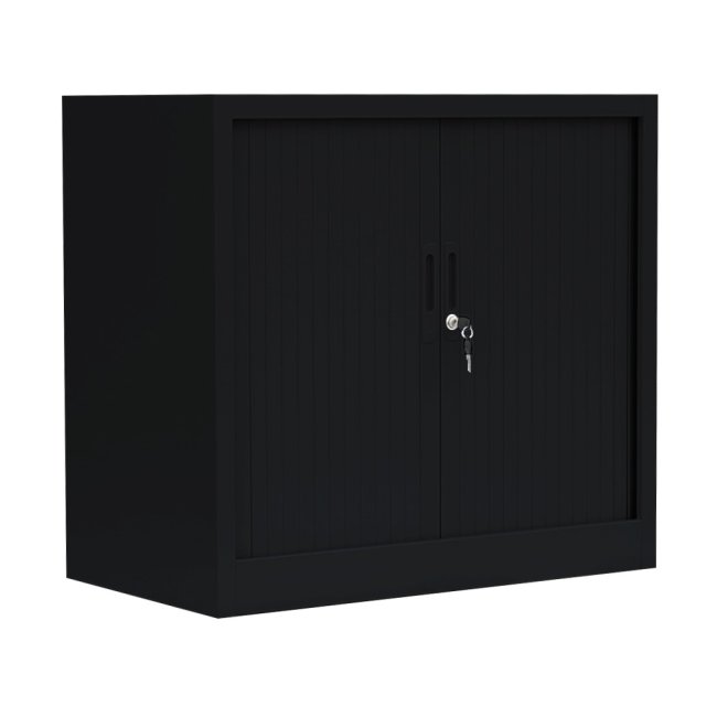 Lüllmann® Rollladenschrank - 1,5 Ordnerhöhen - Breite 800 mm - schwarz