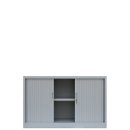 L&uuml;llmann&reg; Rollladenschrank - 1,5 Ordnerh&ouml;hen - Breite 1200 mm - grau