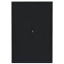 L&uuml;llmann&reg; Rollladenschrank - 5 Ordnerh&ouml;hen - Breite 1200 mm - schwarz