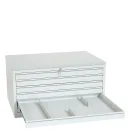 Zeichnungsschrank DIN A1 - 6 Schubladen - schwarz