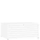 Zeichnungsschrank DIN A0 - 6 Schubladen - wei&szlig;