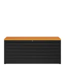 Zeichnungsschrank DIN A0 - 6 Schubladen - schwarz