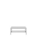 Garderobensitzbank Umkleidebank mit Schuhrost grau 100cm