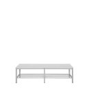 Sitzbank Garderobensitzbank Umkleidebank 150 cm grau mit...