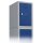 Metall Aufsatzschrank - 500 x 315 x 500 mm - lichtgrau/enzianblau
