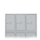 Aufsatzschrank, 500 x 885 x 500 mm, lichtgrau