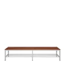Sitzbank Garderobensitzbank Umkleidebank 200 cm Buche/Gestell Schuhrost  801275
