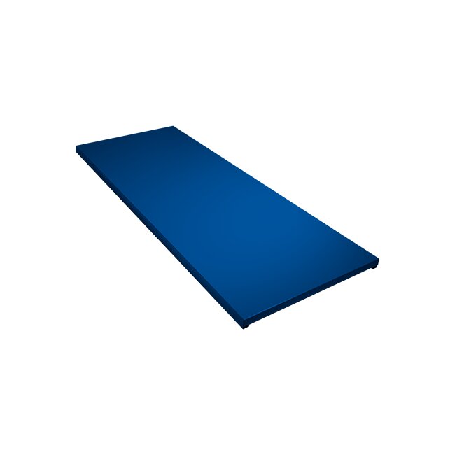 Fachboden für Flügeltürenschrank B 800 x T 383 mm, 530012 enzianblau