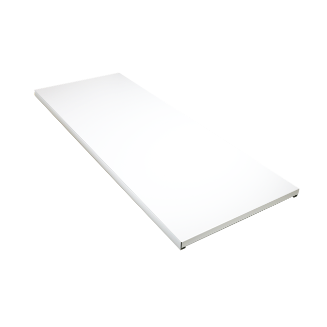 Fachboden für Flügeltürenschrank B 1200 x T 422 mm, signalweiß