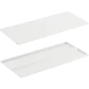 Fachboden f&uuml;r Fl&uuml;gelt&uuml;renschrank B 1200 x T 422 mm, signalwei&szlig;