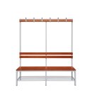 Sitzbankgarderobe einseitige Ausführung 400-1825 x 1600 x...