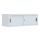 Aufsatzschrank mit Schiebetüren und Dreh-Druckzylinderschloss 450 x 1200 x 450 mm weiß 550367