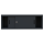 Aufsatzschrank mit Schiebetüren und Dreh-Druckzylinderschloss 450 x 1600 x 450 mm schwarz 550379