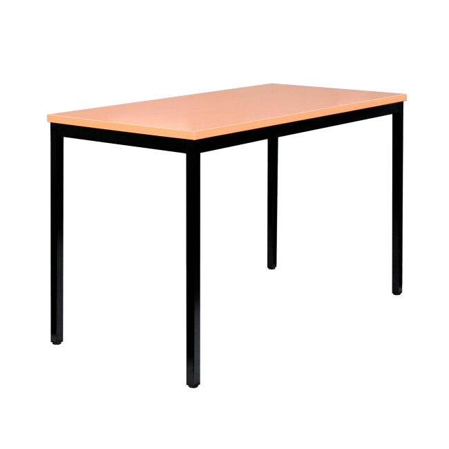 Besprechungstisch 140x70cm Schwarz/Buche