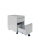 Rollcontainer Frontgriffleiste 2 Schubladen 550 x 415 x 590 mm grau X-505100