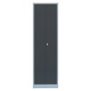 Kleider-Wäsche-Schrank mit Garderobenteil Spind...