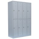 L&uuml;llmann&reg; Metallspind mit 4 F&auml;chern - H 1950 mm - grau/anthrazit