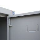XXL Spind 8 Fächer Schließfachschrank mit Kleiderstange H 195xB 117xT 50cm 521240