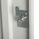 Kleiderspind aus Metall f&uuml;r 1 Person - Breite 590 mm - grau
