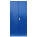 L&uuml;llmann&reg; Aktenschrank - abschlie&szlig;bar - 5 Ordnerh&ouml;hen - blau