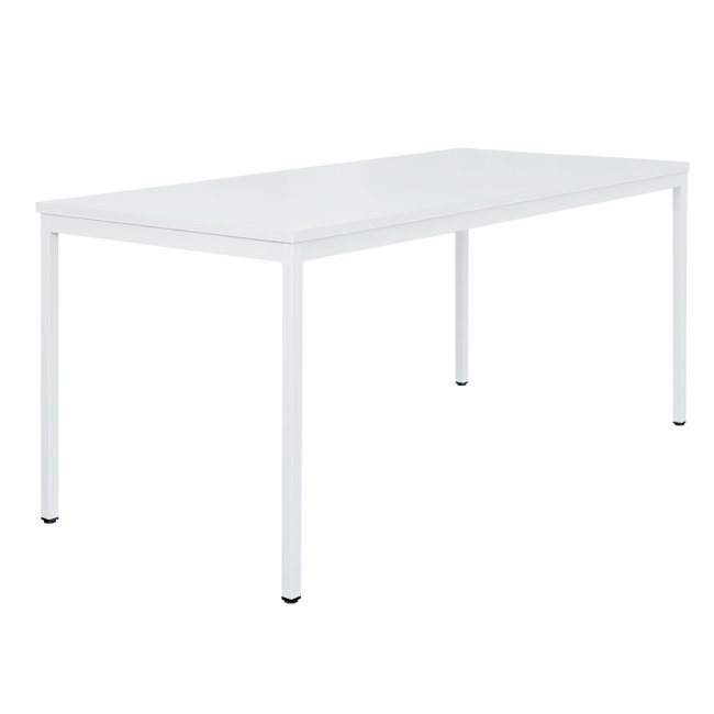 Schreibtisch Besprechungstisch Computertisch Konferenztisch 120 x 80 cm weiß 331037