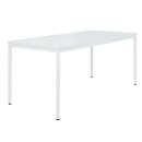 Schreibtisch Besprechungstisch Computertisch Konferenztisch 120 x 80 cm wei&szlig; 331037