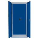 Metallschrank Set 180 + 195 abschließbar blau