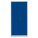 Metallschrank Set 180 + 195 abschlie&szlig;bar blau