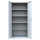 Metallschrank Set 180 + 195 abschließbar blau