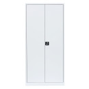 Metallschrank Set 180 + 195 abschlie&szlig;bar wei&szlig;