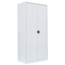 Metallschrank Set 180 + 195 abschlie&szlig;bar wei&szlig;