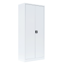 Metallschrank Set 180 + 195 abschlie&szlig;bar wei&szlig;