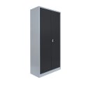 Metallschrank Set 180 + 195 abschlie&szlig;bar anthrazit