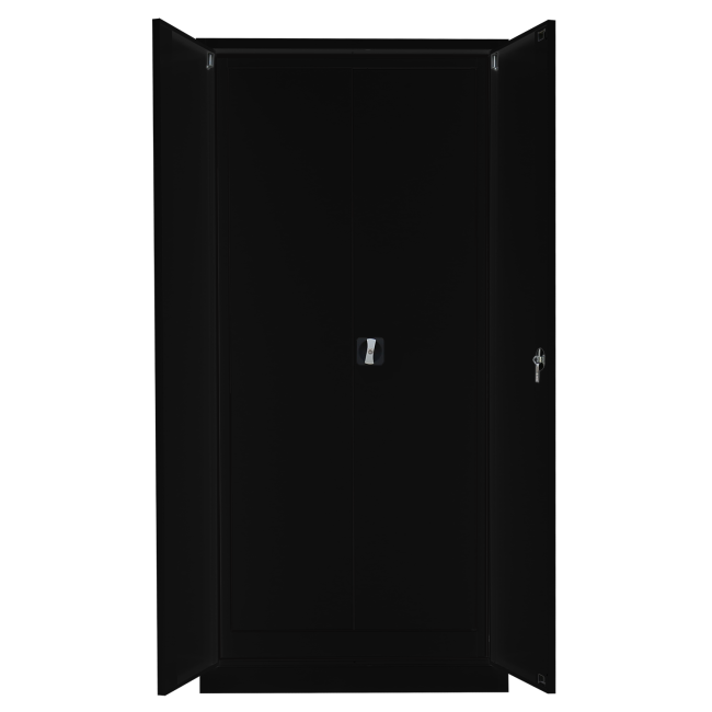 Metallschrank Set 180 + 195 abschließbar schwarz