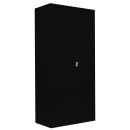Metallschrank Set 180 + 195 abschlie&szlig;bar schwarz