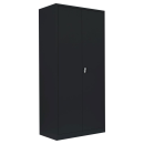 Metallschrank Set 180 + 195 abschlie&szlig;bar schwarz