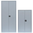 Metallschrank Set 120 + 195 abschließbar grau