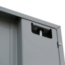 Set Stahl Aktenschänke in Lichtgrau 195x92,5x42,2cm + 120x80x38cm 530400