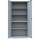 SET - Lüllmann® Aktenschrank - abschließbar - 3 & 5 Ordnerhöhen - grau