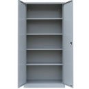 Metallschrank Set 120 + 195 abschlie&szlig;bar grau