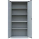 Metallschrank Set 120 + 195 abschlie&szlig;bar grau