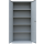 Metallschrank Set 120 + 195 abschließbar grau