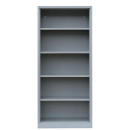 SET - Lüllmann® Aktenregal & Aktenschrank - abschließbar - 4,5 & 5 Ordnerhöhen - grau