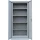Metallschrank Set 120 + 195 abschließbar grau