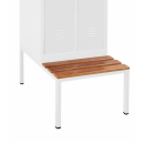 Sitzbankuntergestell Sitzauflagen buche 400 x  600 x 800...