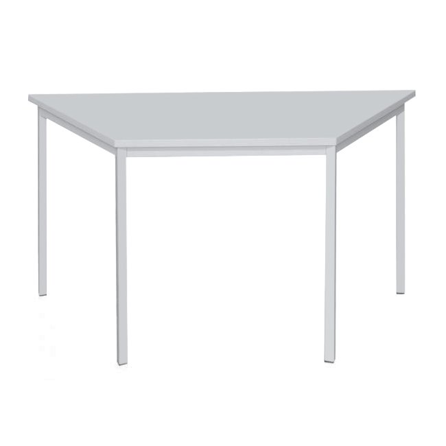 Schreibtisch PC-Tisch Trapeztisch 75x160x80cm Konferenztisch grau 334030