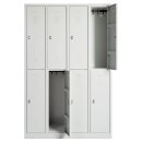 Spind, Garderobenschrank, Stahlschrank, Doppelspind,...