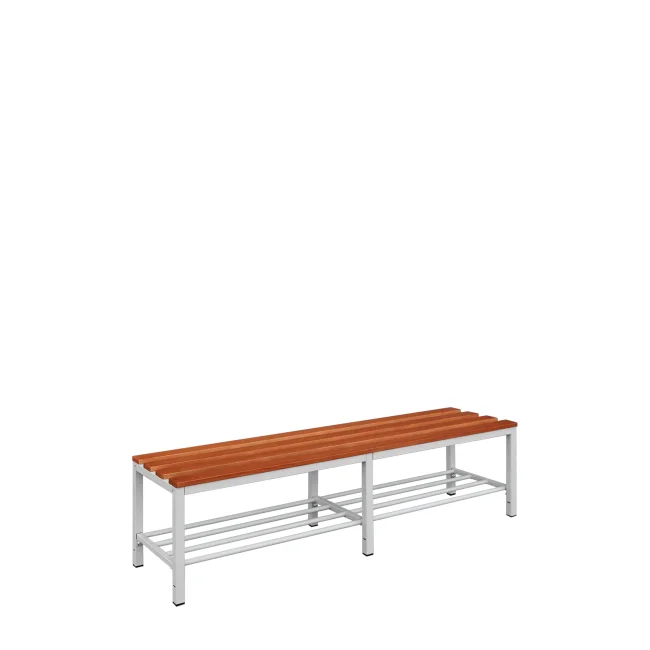 Sitzbank Garderobensitzbank Umkleidebank Buche Gestell...